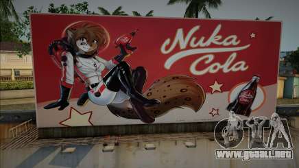 Cartelera con anuncios de Nuka Cola para GTA San Andreas