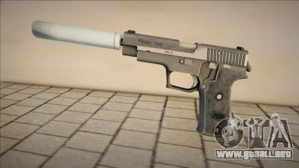 Modelo de pistola actualizado con silenciador para GTA San Andreas