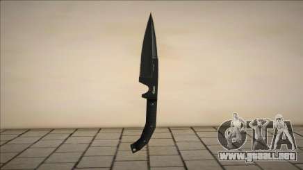 Cuchillo cromado para GTA San Andreas