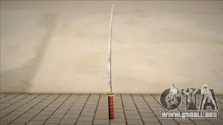 Katana Cromo para GTA San Andreas