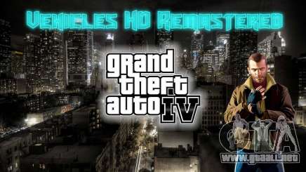 Vehicles HD Remastered para GTA 4