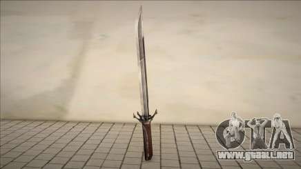 Espada de Corvo de Dishonored para GTA San Andreas