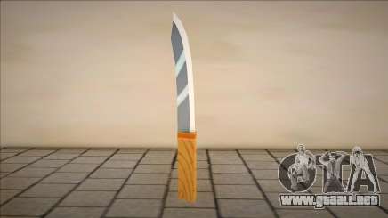 Cuchillo de Invisible Wall de My Hero Academia T para GTA San Andreas