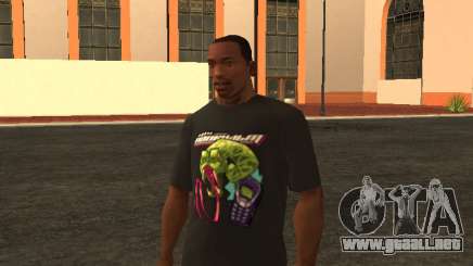 Camiseta Popcult Negra (Snake) para GTA San Andreas