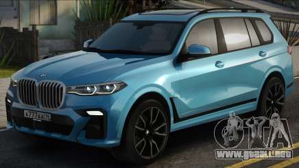 BMW X7 G07 Azul para GTA San Andreas