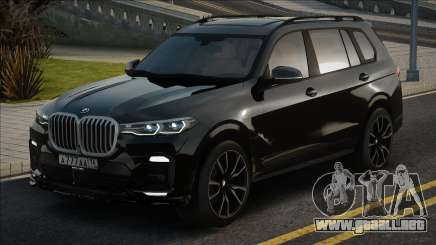 BMW X7 G07 Blek para GTA San Andreas