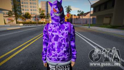 Gengar Hoodie Boy para GTA San Andreas