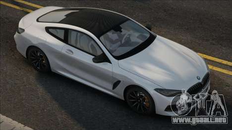 BMW M850i White para GTA San Andreas