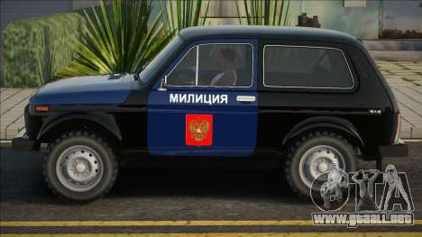 VAZ-21213 Policía años 90 para GTA San Andreas