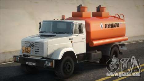 ZIL-4331 Camión cisterna de combustible inflamab para GTA San Andreas