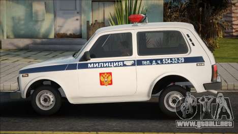 VAZ-21214 Policía de Niva para GTA San Andreas