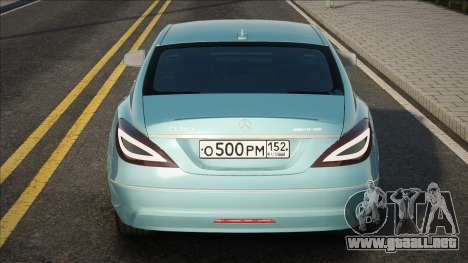 Mercedes-Benz CLS63 AMG Blue para GTA San Andreas