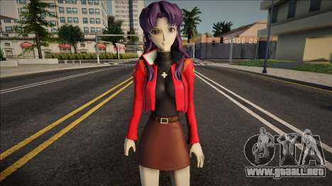 Misato Katsuragi Evangelion para GTA San Andreas