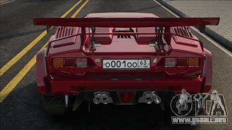 Lamborghini Countach Red para GTA San Andreas