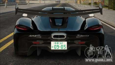 Koenigsegg Jesko Black para GTA San Andreas