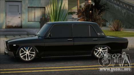 VAZ 2107 Negro Clásico para GTA San Andreas