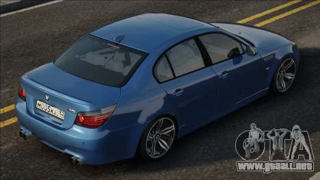 BMW M5 E60 Blu para GTA San Andreas