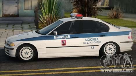 BMW 325I (E46) - Policía sobre la policía de trá para GTA San Andreas