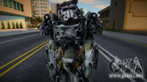 T-60 Power Armor - SAPD Urban Camo para GTA San Andreas