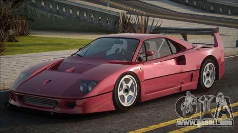 Ferrari F40 Redik para GTA San Andreas