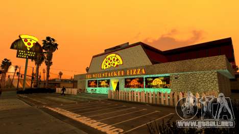 Nueva Pizzería LS IdelWood para GTA San Andreas