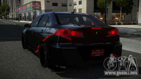 Mitsubishi Lancer Evo X YHG S6 para GTA 4