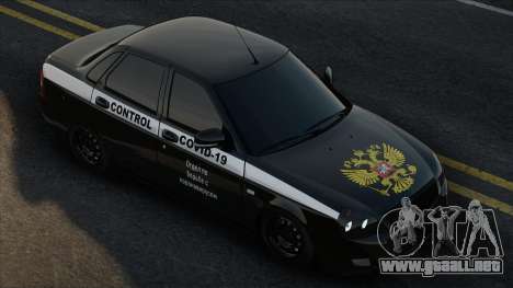 Lada Priora Covid-19 Control para GTA San Andreas