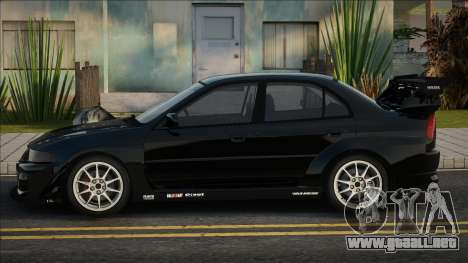 Mitsubishi Lancer Evolution V Blek para GTA San Andreas