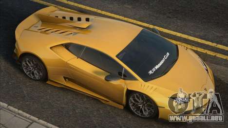 Lamborghini Huracan Yel para GTA San Andreas