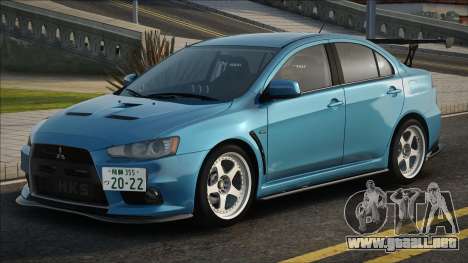 Mitsubishi Lancer Evolution X Bl para GTA San Andreas