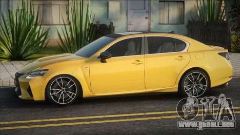 Lexus GS350 Yellow para GTA San Andreas