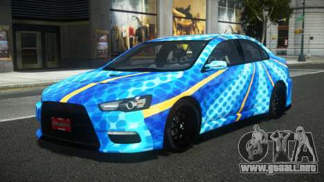 Mitsubishi Lancer Evo X YHG S4 para GTA 4