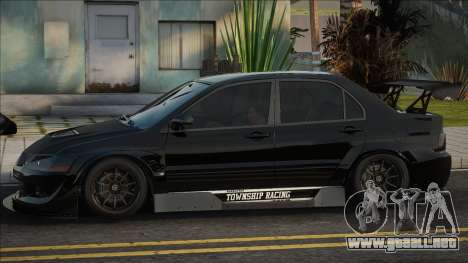 Mitsubishi Lancer Evo IX Blek para GTA San Andreas