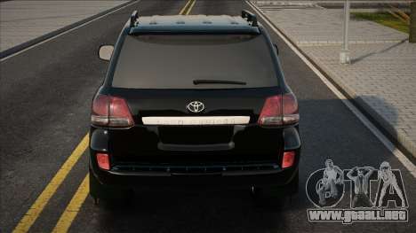 Toyota Land Cruiser 200 Blek Edition para GTA San Andreas