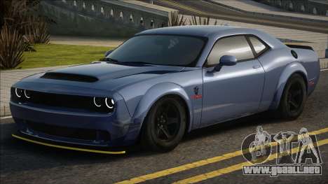 Dodge SRT Demon Bluee para GTA San Andreas