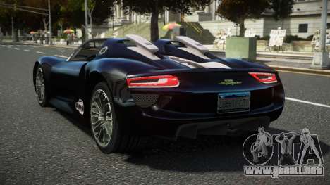 Porsche 918 FRT para GTA 4