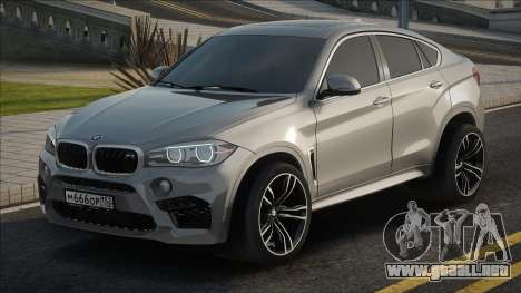 BMW X6M En stock para GTA San Andreas