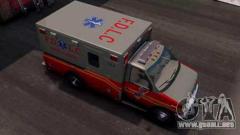 1998 Ford E-350 Ambulance para GTA 4