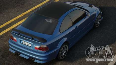 2001 BMW M3 GTR Street para GTA San Andreas