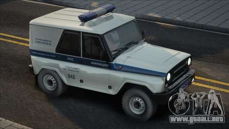 Policía UAZ Hunter PPS para GTA San Andreas