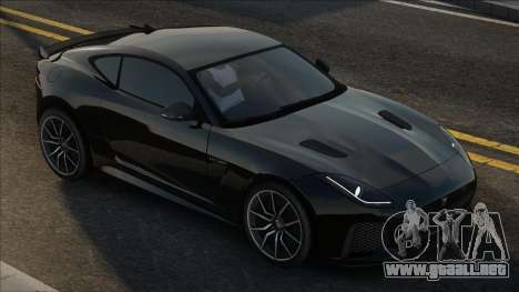 2016 Jaguar F-Type SVR Blek para GTA San Andreas