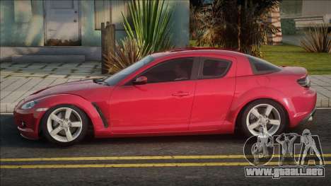 Mazda RX-8 Rojo para GTA San Andreas