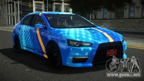 Mitsubishi Lancer Evo X YHG S4 para GTA 4