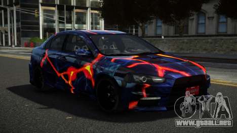 Mitsubishi Lancer Evo X YHG S7 para GTA 4