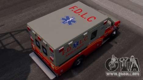 1998 Ford E-350 Ambulance para GTA 4