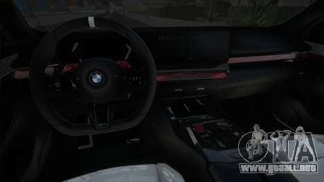 Bmw M5 G90 2024 Blek para GTA San Andreas