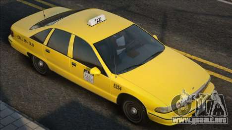 Chevrolet Caprice Classic Taxi 1991 para GTA San Andreas