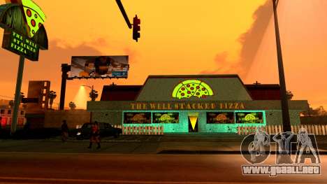 Nueva Pizzería LS IdelWood para GTA San Andreas