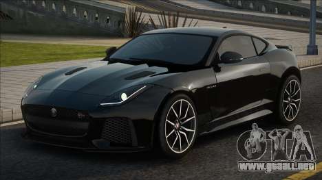 2016 Jaguar F-Type SVR Blek para GTA San Andreas