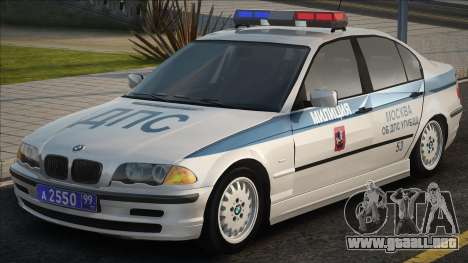 BMW 325I (E46) - Policía sobre la policía de trá para GTA San Andreas